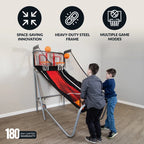 Shot Pro Deluxe 81-in Dual Basketball Arcade Game with LED Scoring