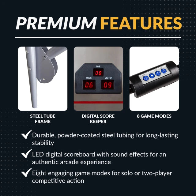 Shot Pro Deluxe 81-in Dual Basketball Arcade Game with LED Scoring