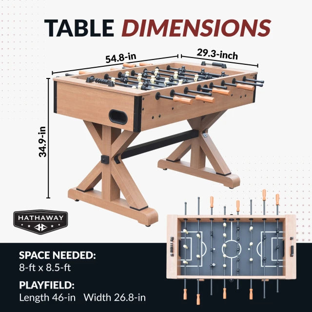 Daulton 55-in Foosball Table