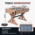 Daulton 55-in Foosball Table
