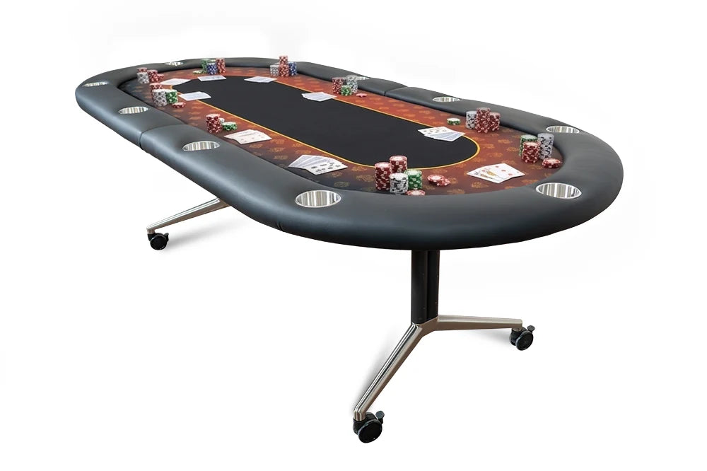 Smart Fold Oval Poker Table - image 1