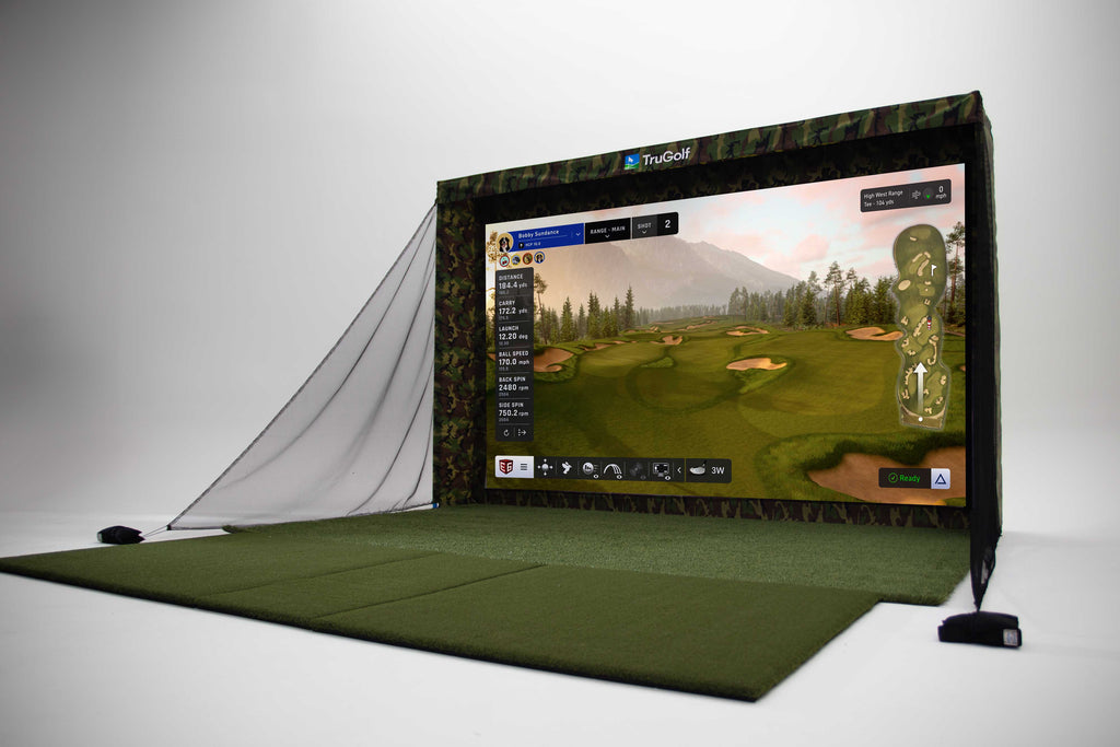 APOGEE by TruGolf w/ MAX 4K Simulator + E6 CONNECT - Home + E6 Enjoy Subscription