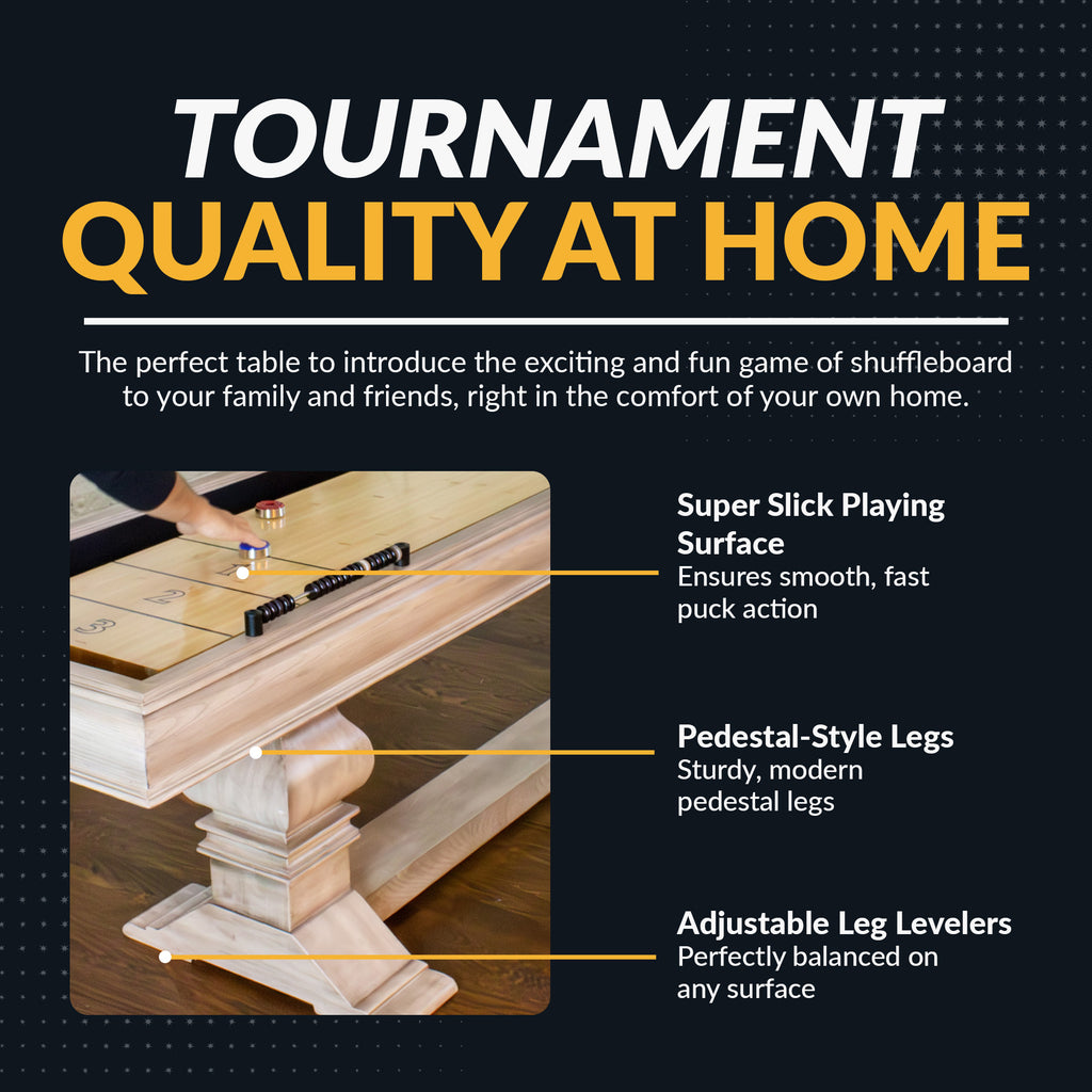 Montecito 12-ft Shuffleboard Table - Driftwood Finish - image 3