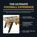 Center Stage Pro Series 59-in Foosball Table - Telescopic Safety Rods - image 3