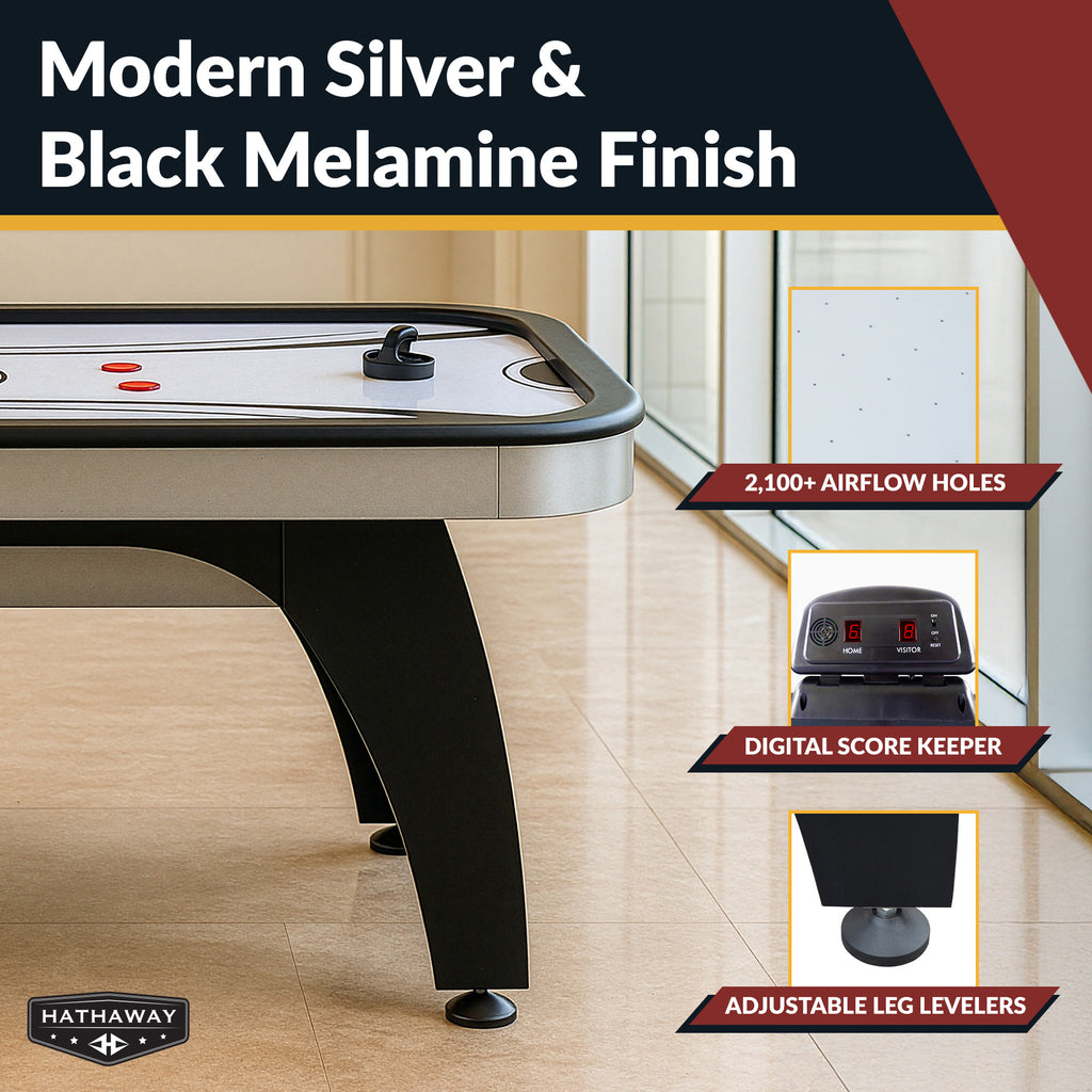 Silverstreak 72-in Air Hockey Table with LED Scoring - image 4
