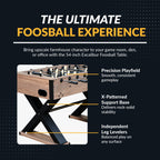 Excalibur 54-in Foosball Table - Driftwood - image 3