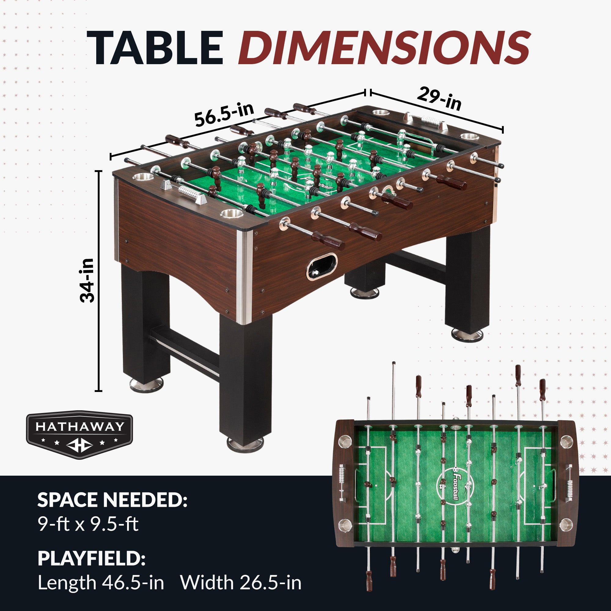 Primo 56-in Foosball Table - image 2