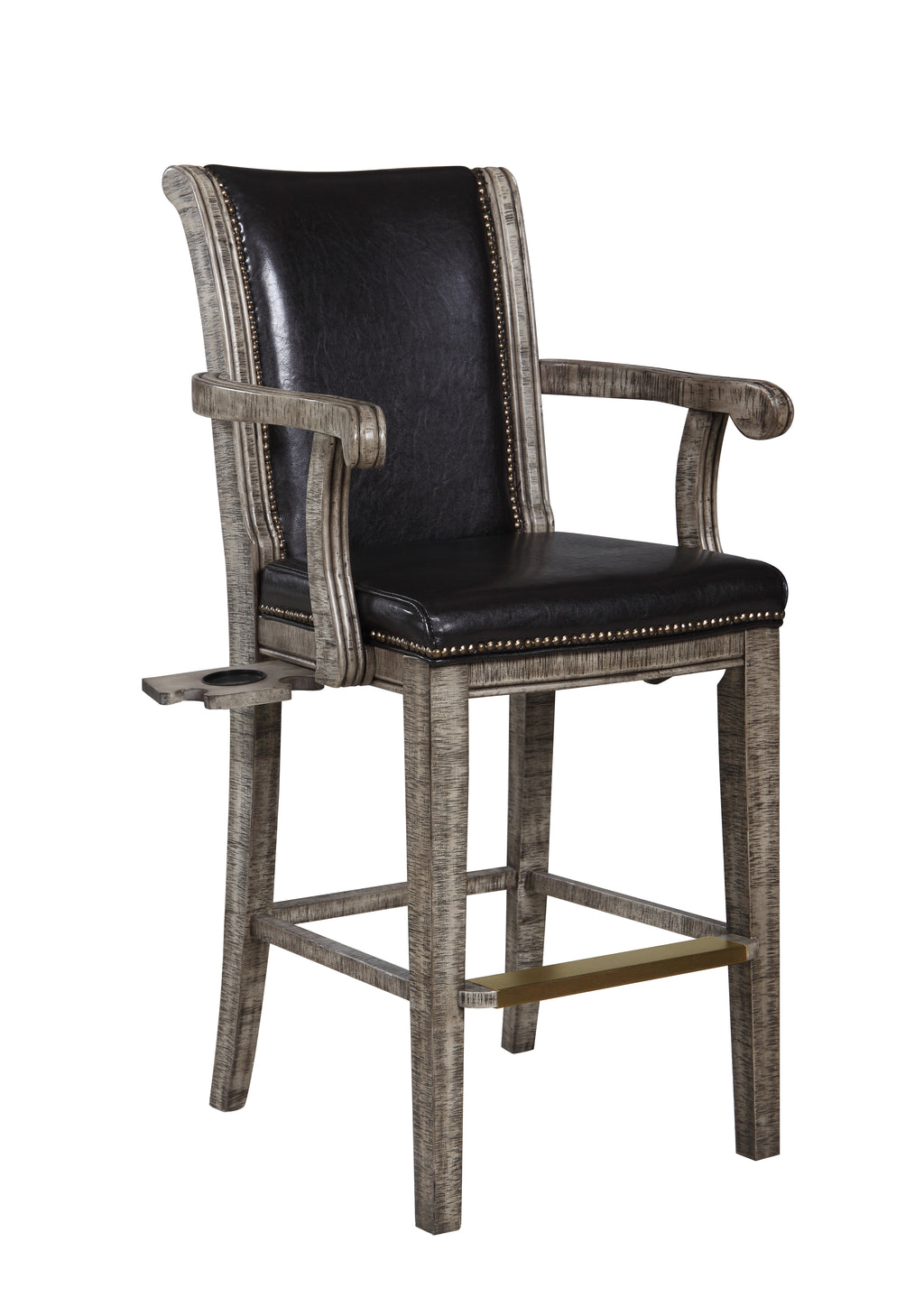 Montecito 29-in High Top Deluxe Spectator Chair - Rustic Gray