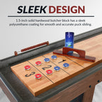 Challenger 9-ft Shuffleboard Table - Walnut Finish - image 7