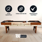 Merlot 12-ft Shuffleboard Table - Walnut Finish - image 4