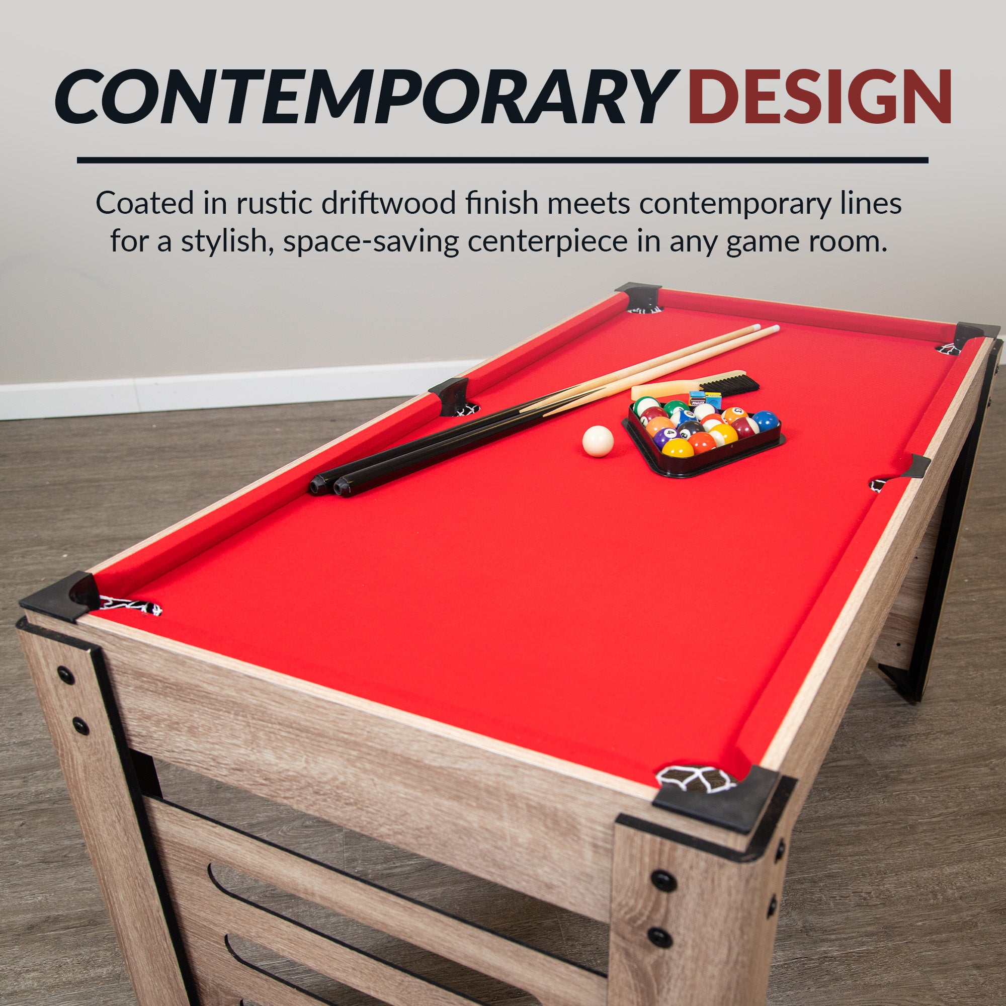 Madison 54-in Foosball 6-in-1 Multi-Game Table - image 7