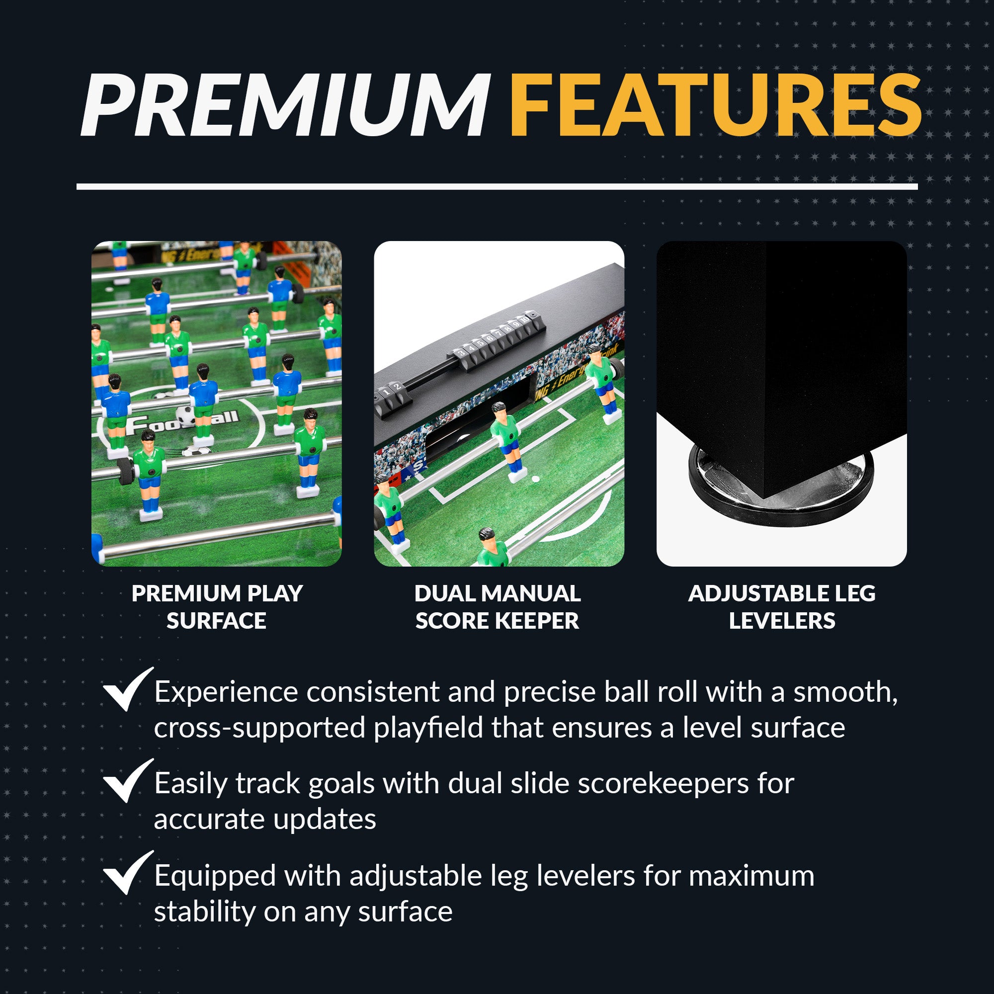Playoff 48-in Foosball Table - image 5