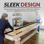 Montecito 12-ft Shuffleboard Table - Driftwood Finish - image 7