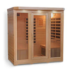 Sonoma 4-Person Hemlock Infrared Sauna with 9 Carbon Heaters