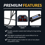 Hoops 81-in Dual Basketball Arcade Game with LED Scoring - image 5