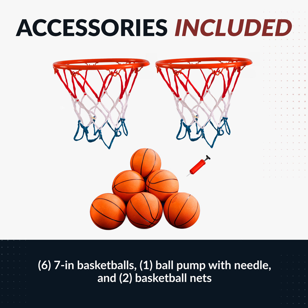 Hoops 81-in Dual Basketball Arcade Game with LED Scoring - image 6
