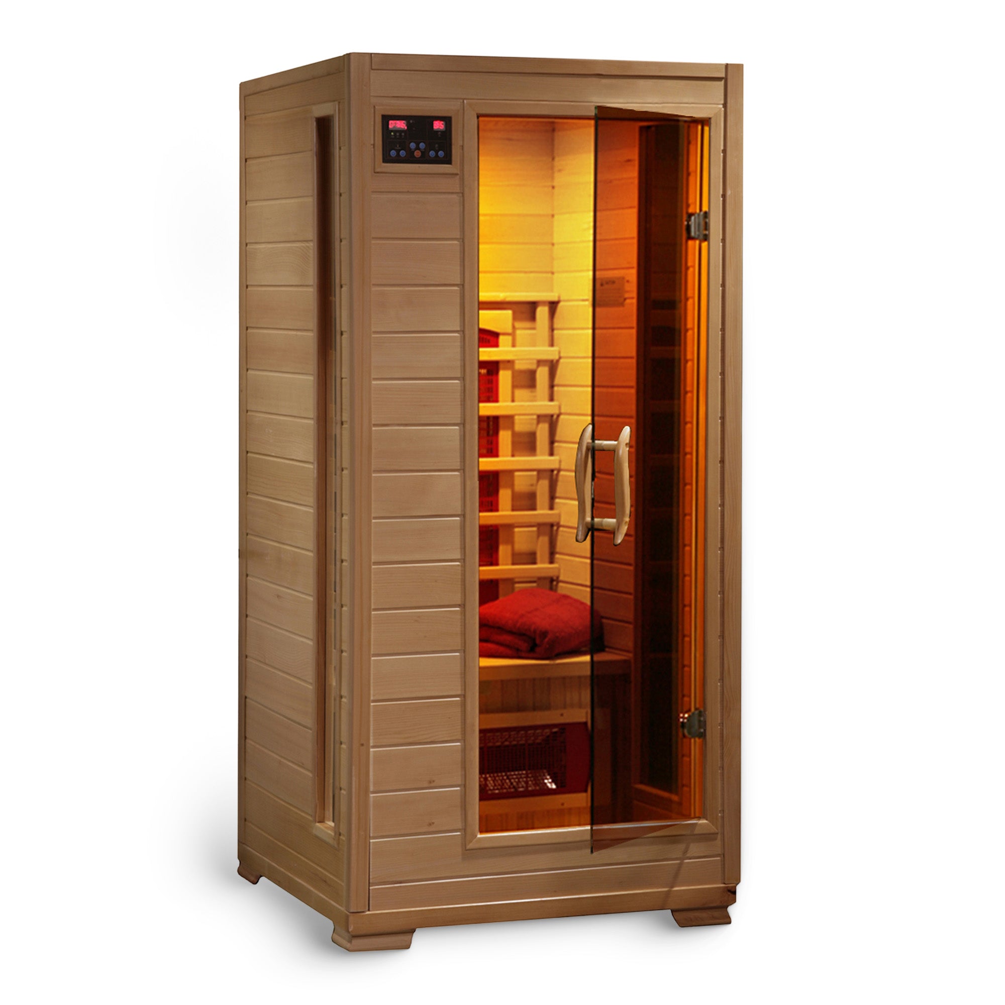 Buena Vista 1-2 Person Hemlock Infrared Sauna with 3 Ceramic Heaters
