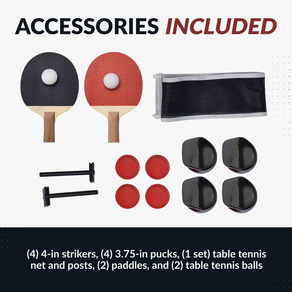 Sherwood 7-ft Air Hockey Table Combo Set with Benches - image 6
