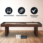Austin 9-ft Shuffleboard Table - Mahogany Finish - image 4