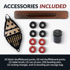 Austin 9-ft Shuffleboard Table with Bowling Pin Set - image 6
