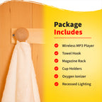 Coronado 2-Person Hemlock Infrared Sauna with 5 Ceramic Heaters - image 5