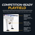 Crestline 12-ft Outdoor Shuffleboard Table - White - image 3