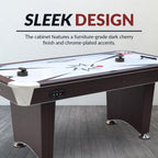 Midtown II 6-ft Air Hockey Table with LED Scoring - Dark Cherry Finish - image 7
