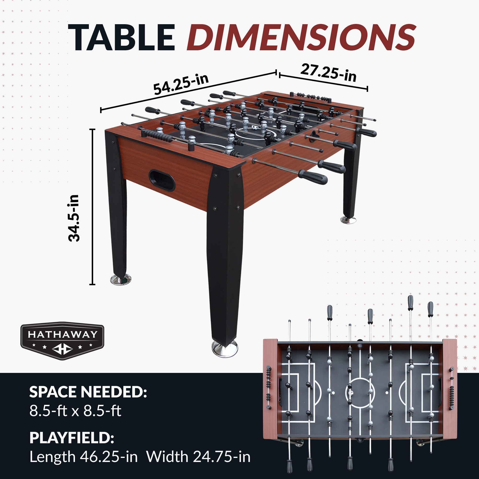 Dynasty 54-in Foosball Table - image 2