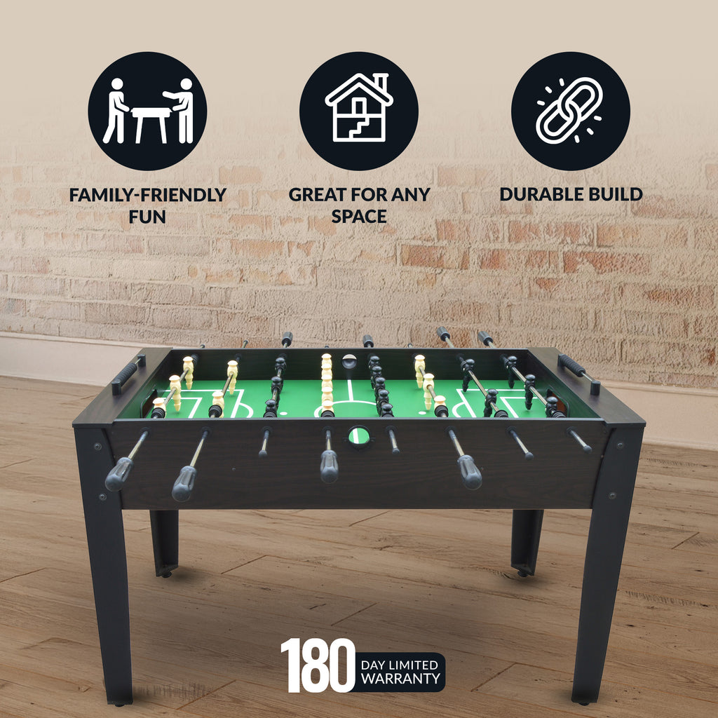 Hurricane 54-in Foosball Table - Dark Walnut - image 4