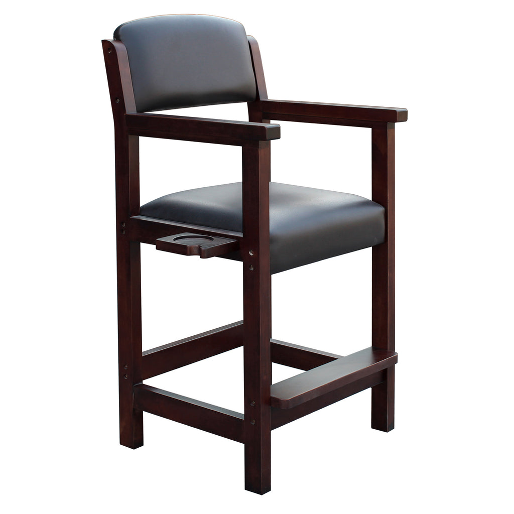 Cambridge 30-in High Top Spectator Chair - Mahogany Finish