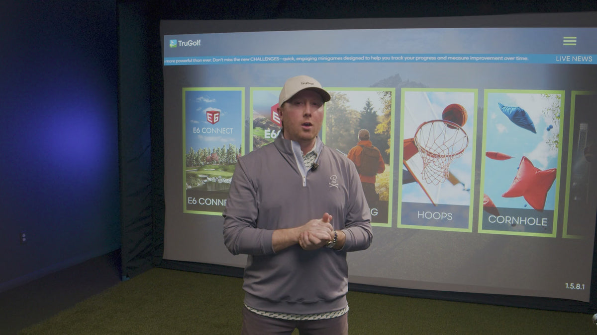 LaunchBox by TruGolf w/ E6 CONNECT Home + Premium