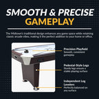 Midtown II 6-ft Air Hockey Table with LED Scoring - Dark Cherry Finish - image 3