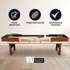 Merlot 9-ft Shuffleboard Table - Walnut Finish - image 4