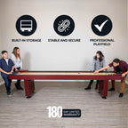 Challenger 9-ft Shuffleboard Table - Dk Cherry Finish - image 4