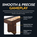 Austin 9-ft Shuffleboard Table - Mahogany Finish - image 3