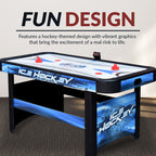 Face-Off 60-in Air Hockey Table with LED Scoring - image 7