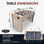 Madison 54-in Foosball 6-in-1 Multi-Game Table - image 2