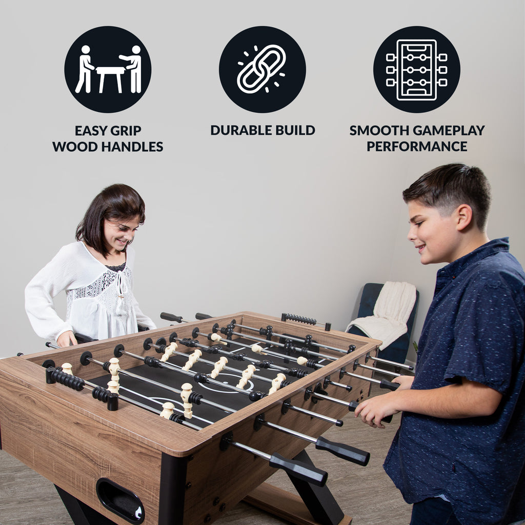 Excalibur 54-in Foosball Table - Driftwood - image 4
