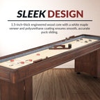Austin 9-ft Shuffleboard Table with Bowling Pin Set - image 7