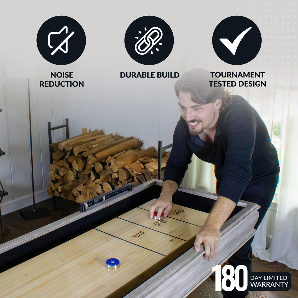Montecito 12-ft Shuffleboard Table - Driftwood Finish - image 4