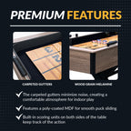 Excalibur 9-ft Shuffleboard Table - Driftwood Finish - image 5