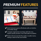 Madison 54-in Foosball 6-in-1 Multi-Game Table - image 5